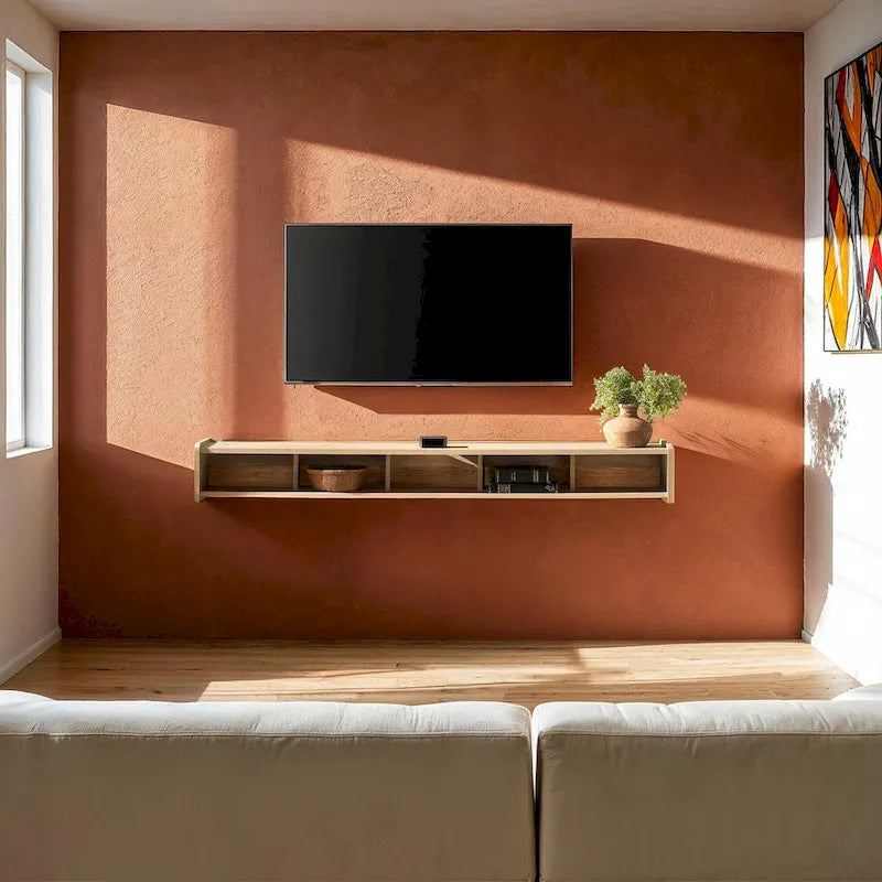 Meuble TV mural flottant