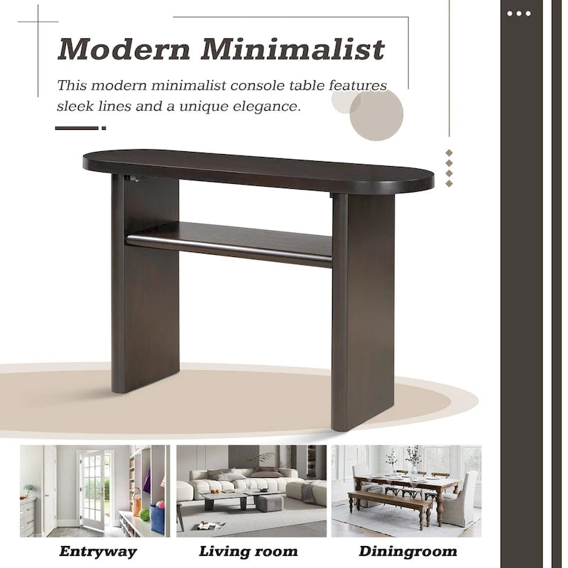 Console d'entrée élégante et minimaliste