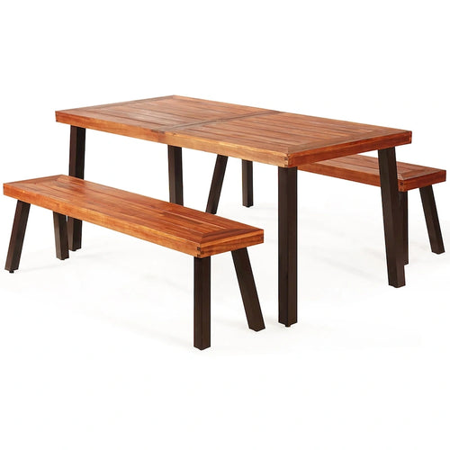 Ensemble de 3 pièces : table et chaises de pique-nique