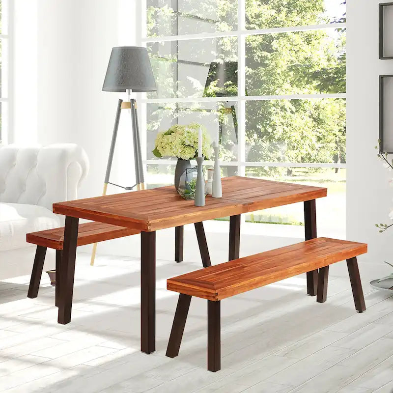 Ensemble de 3 pièces : table et chaises de pique-nique