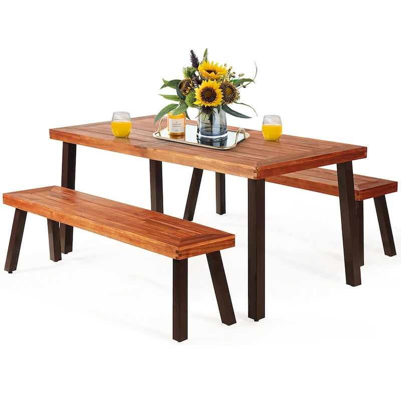 Ensemble de 3 pièces : table et chaises de pique-nique