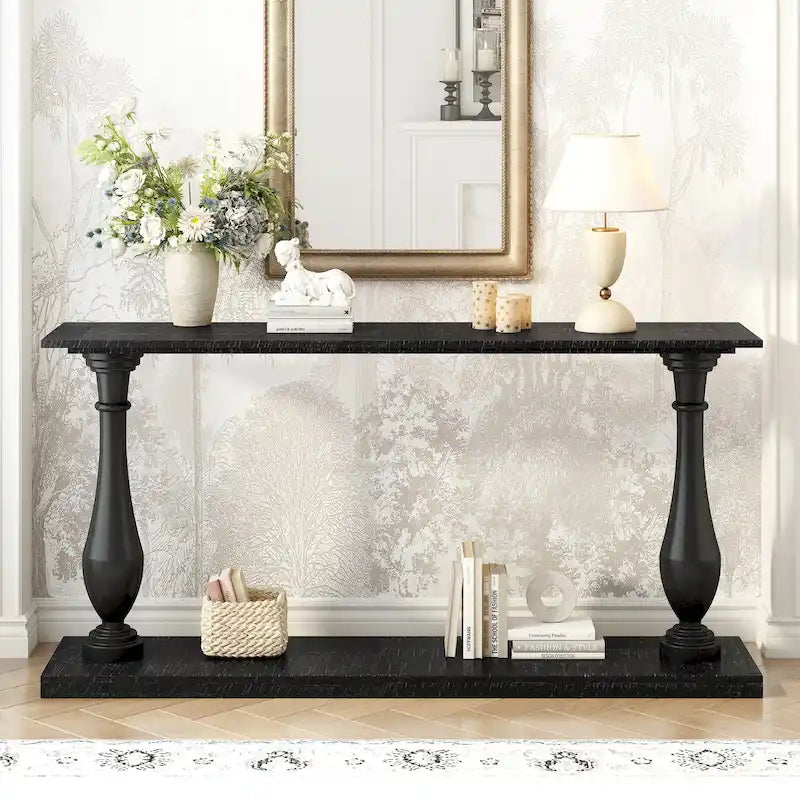 Console étroite de design Table d'entrée Table d'appoint de canapé