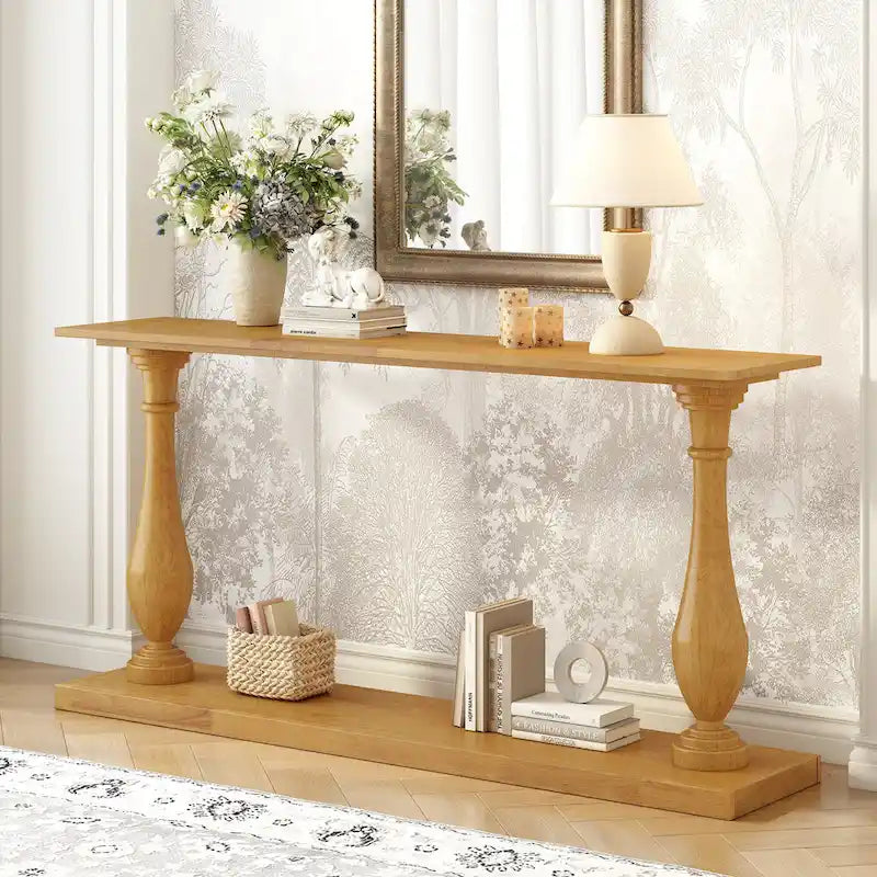Console étroite de design Table d'entrée Table d'appoint de canapé