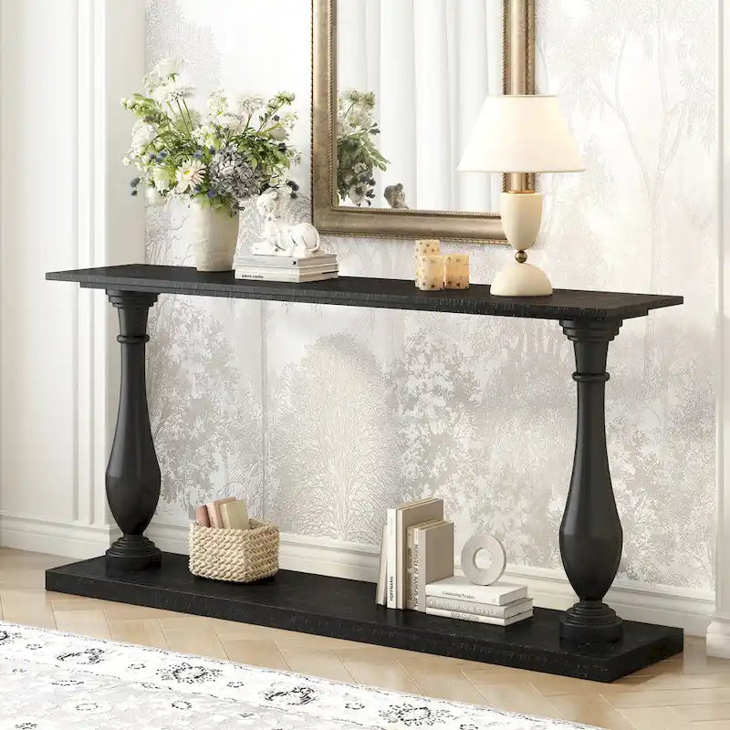 Console étroite de design Table d'entrée Table d'appoint de canapé