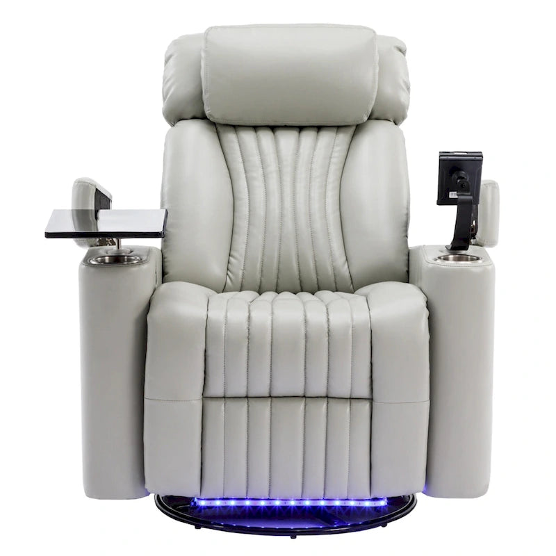 Fauteuil inclinable motorisé pivotant pour cinéma maison