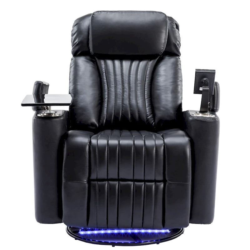 Fauteuil inclinable motorisé pivotant pour cinéma maison