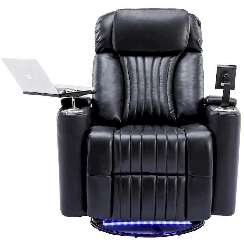 Fauteuil inclinable motorisé pivotant pour cinéma maison