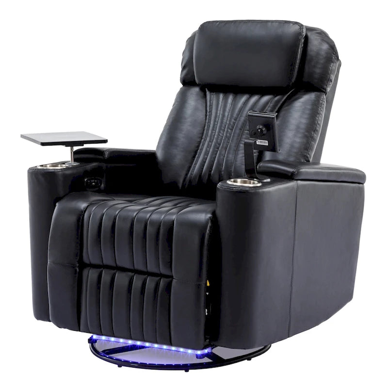 Fauteuil inclinable motorisé pivotant pour cinéma maison