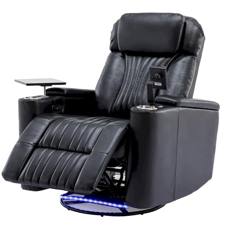 Fauteuil inclinable motorisé pivotant pour cinéma maison