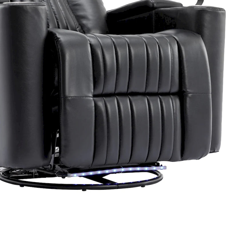 Fauteuil inclinable motorisé pivotant pour cinéma maison