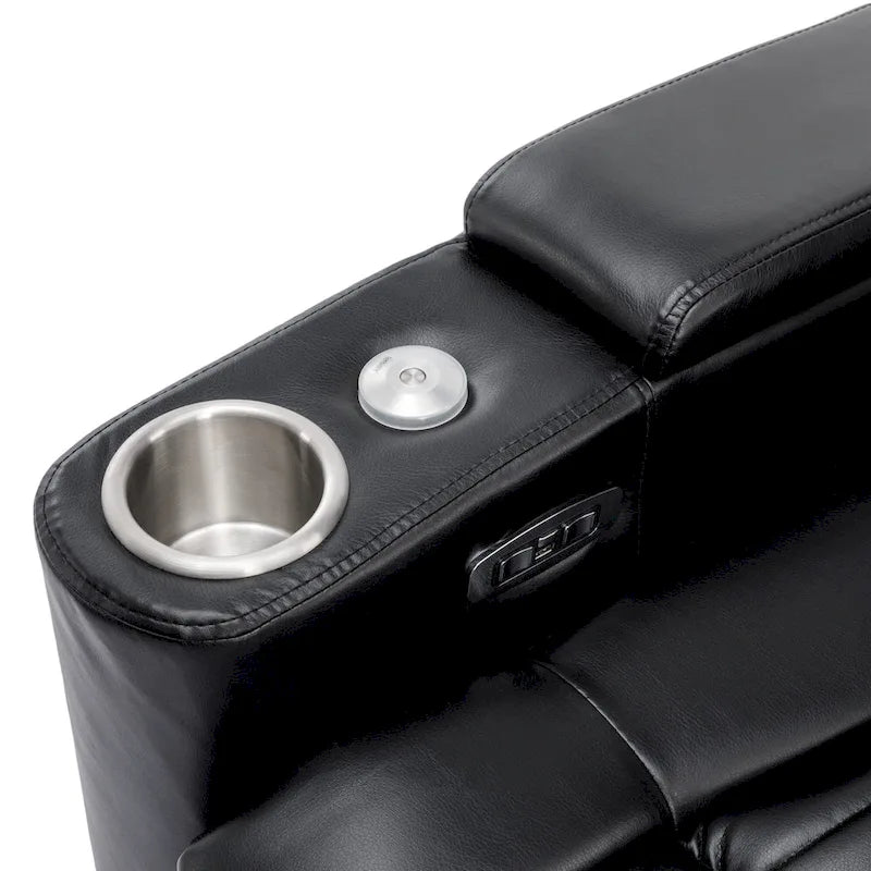 Fauteuil inclinable motorisé pivotant pour cinéma maison