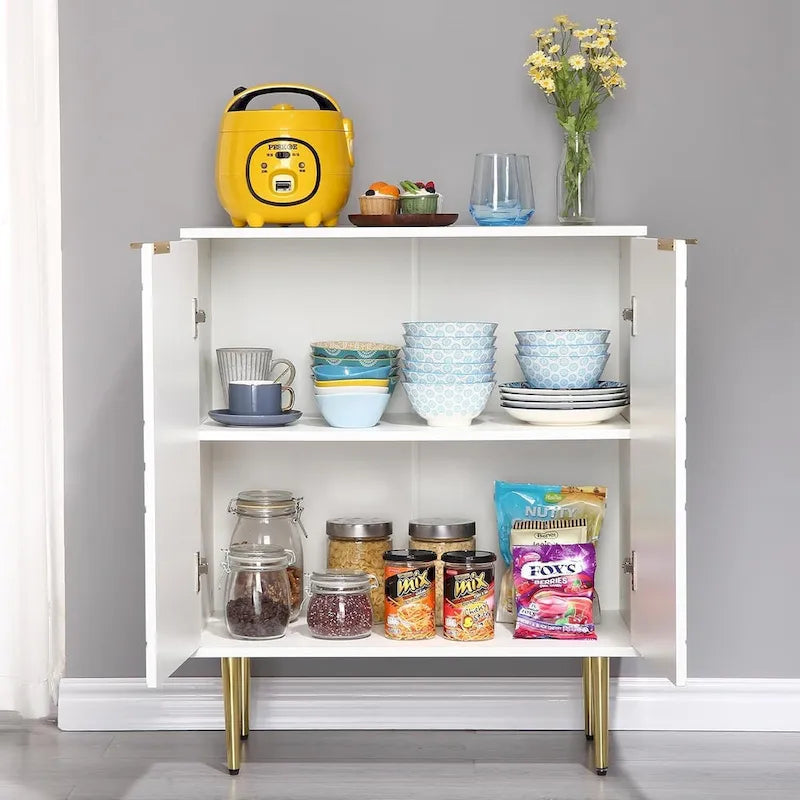 Bahut de rangement, meuble d'appoint, buffet