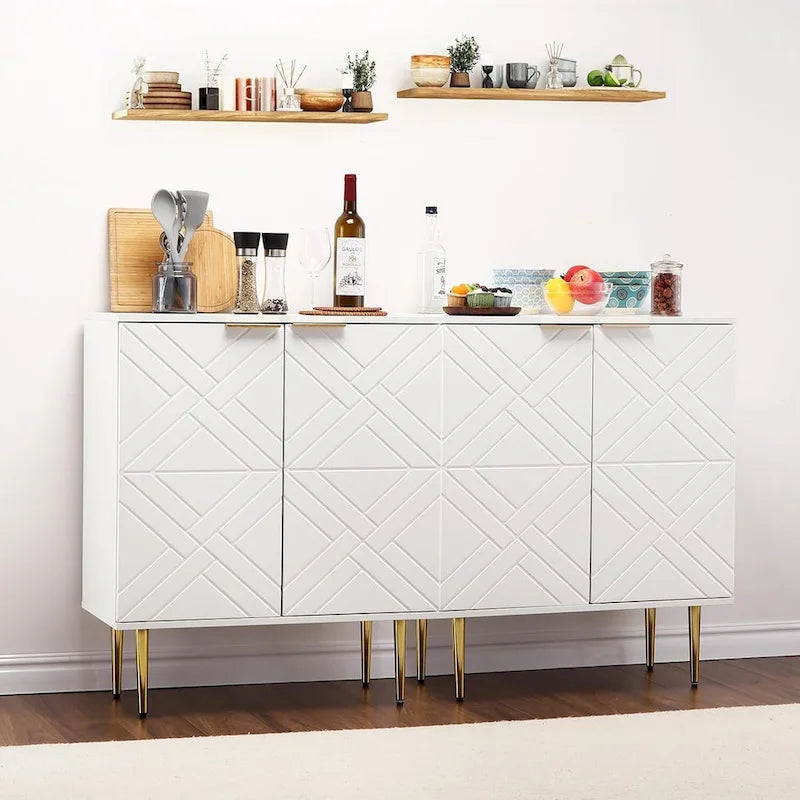 Bahut de rangement, meuble d'appoint, buffet