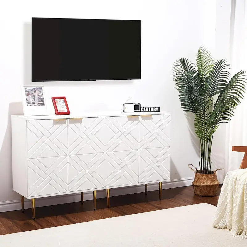 Bahut de rangement, meuble d'appoint, buffet