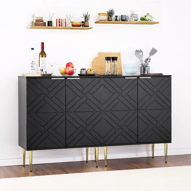 Bahut de rangement, meuble d'appoint, buffet