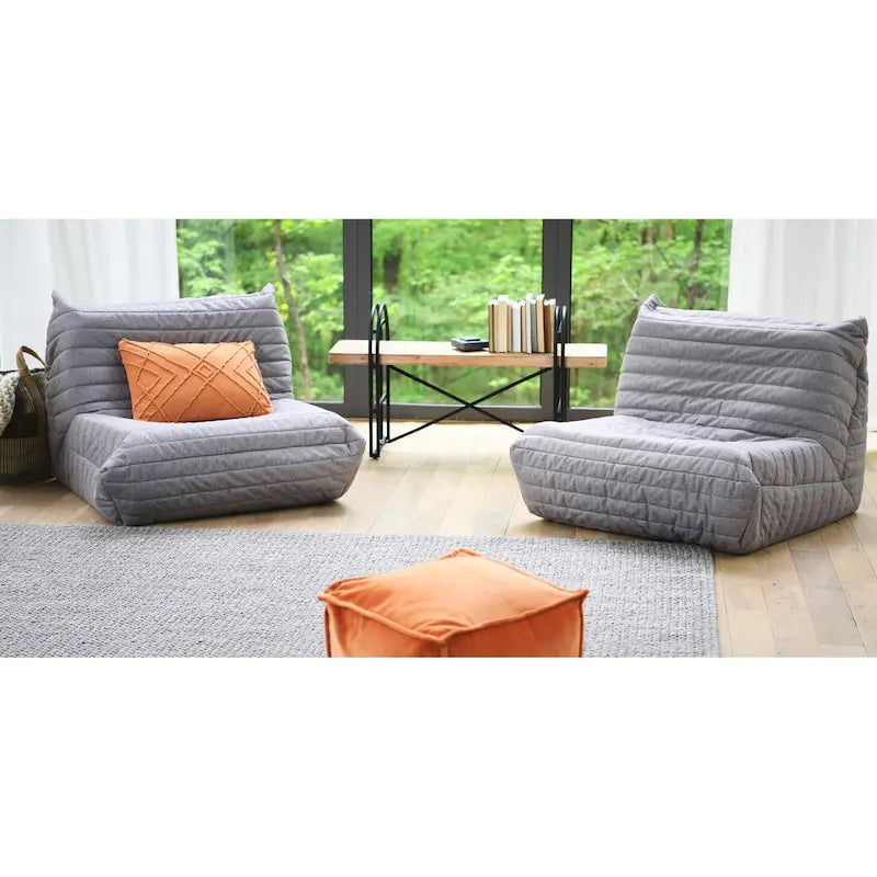Banc en bois et métal