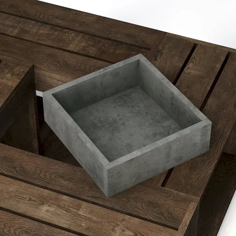 Table basse mobile avec étagères ouvertes