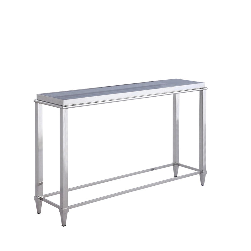 Somette Sofa Table with Glass Top