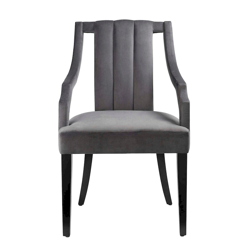 Chaises de salle à manger en velours - Deux chaises par ensemble