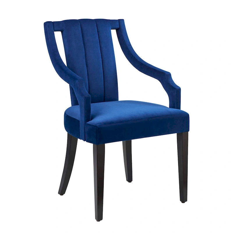Chaises de salle à manger en velours - Deux chaises par ensemble
