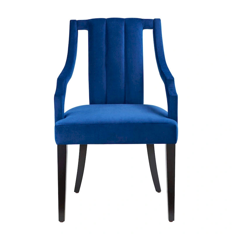 Chaises de salle à manger en velours - Deux chaises par ensemble
