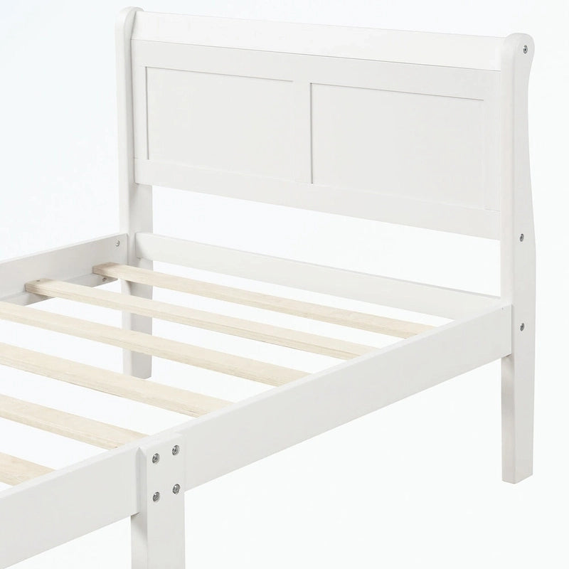 Tête/Pied de lit en bois pour plateforme de lit
