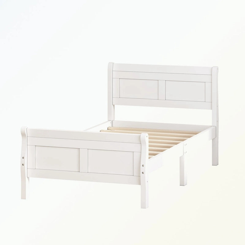 Tête/Pied de lit en bois pour plateforme de lit