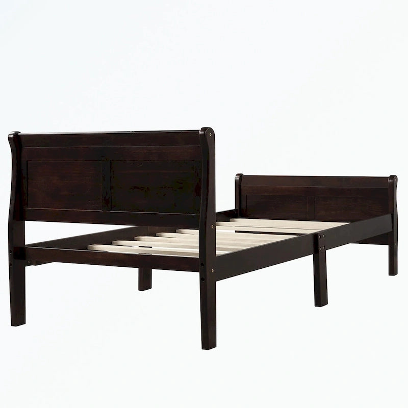 Tête/Pied de lit en bois pour plateforme de lit