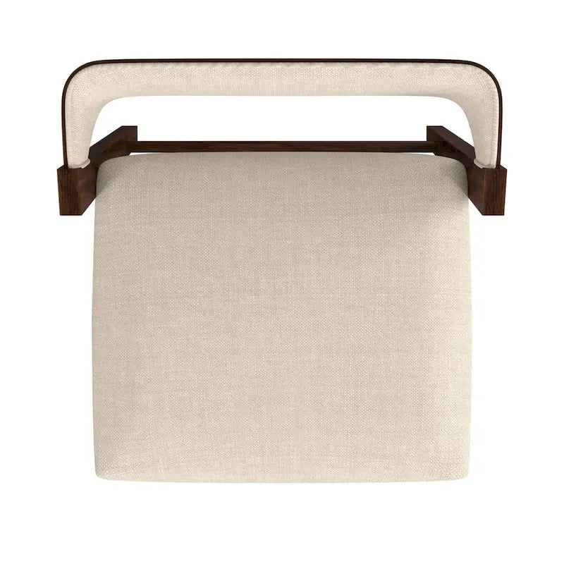 Tabouret de comptoir en bois moderne à dossier bas