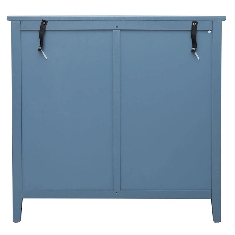 Meuble de rangement en rotin à 3 tiroirs pour chambre à coucher et salon