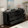 Commode laquée à double tiroir de rangement universelle pour chambre à coucher