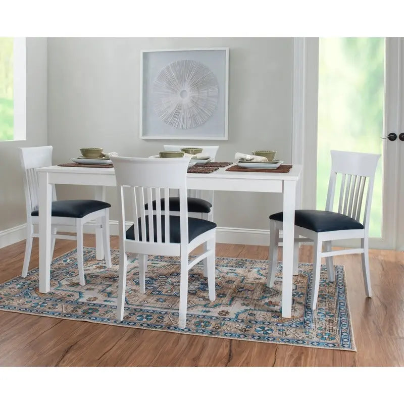 Chaise de salle à manger à dossier souple