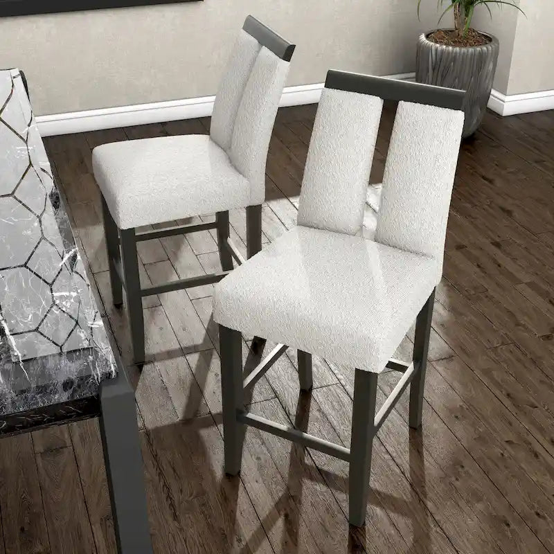 Tabourets de bar modernes rembourrés (lot de 2)