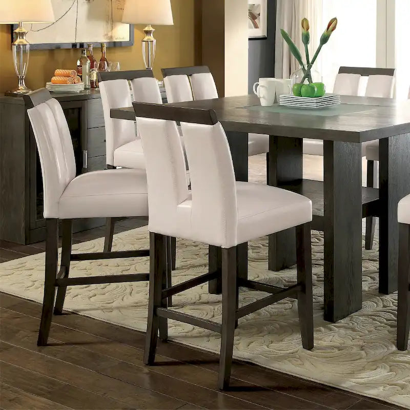 Tabourets de bar modernes rembourrés (lot de 2)