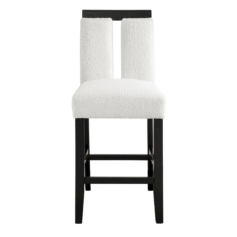 Tabourets de bar modernes rembourrés (lot de 2)