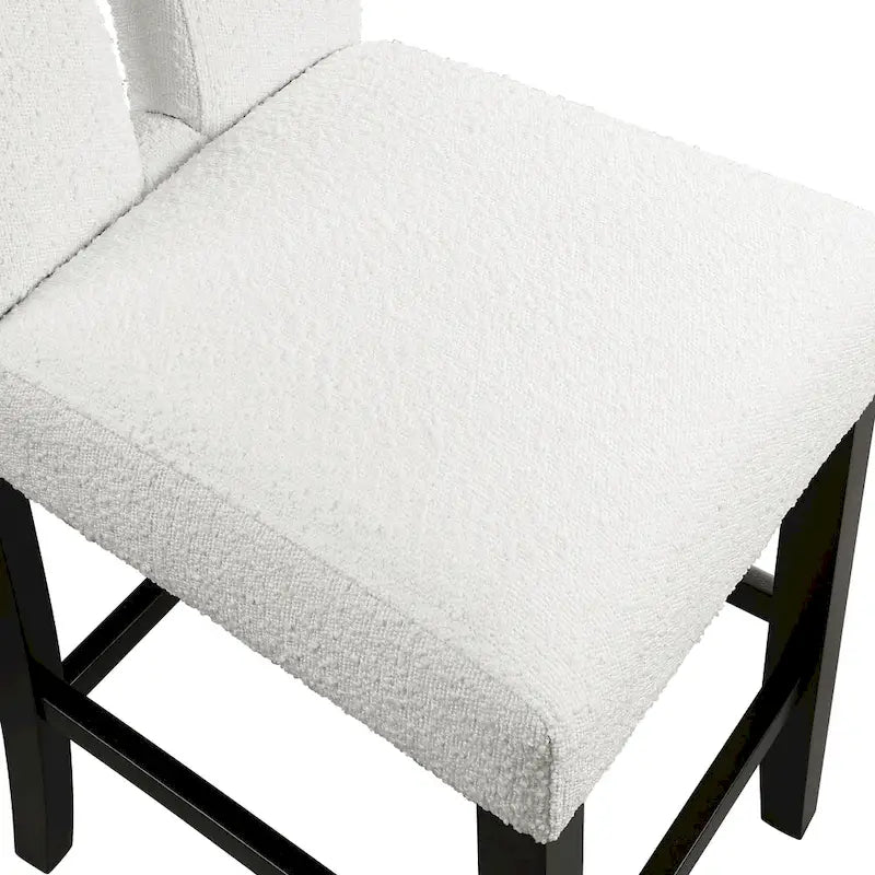 Tabourets de bar modernes rembourrés (lot de 2)