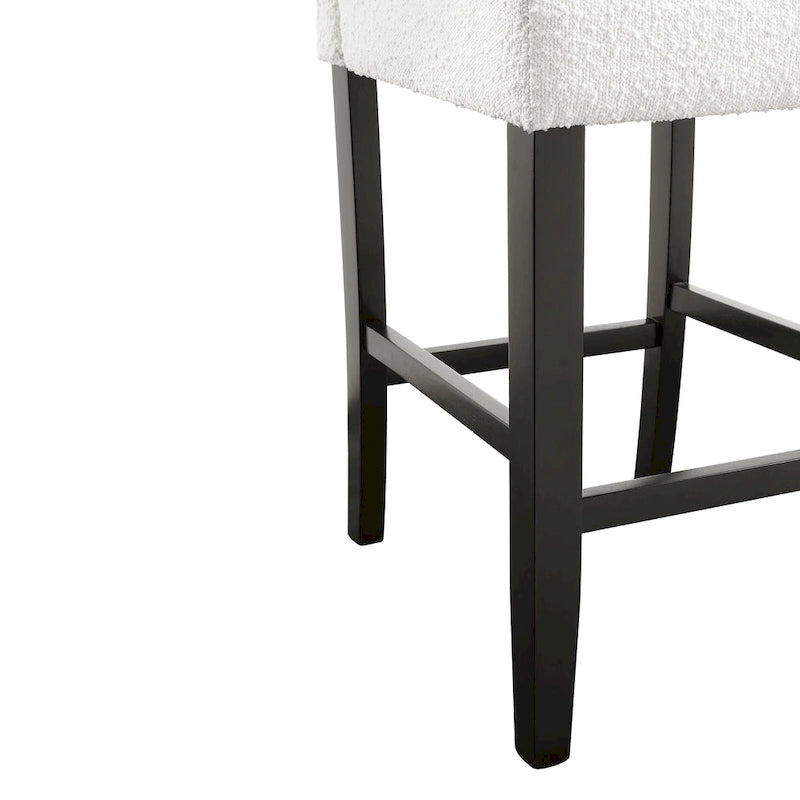 Tabourets de bar modernes rembourrés (lot de 2)