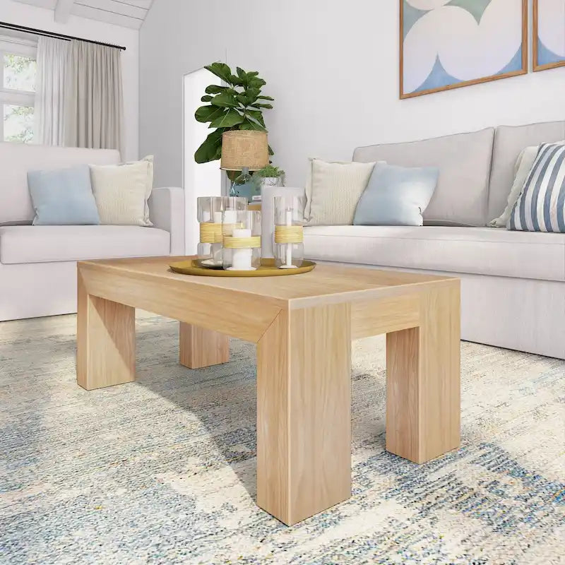Table basse rectangulaire moderne