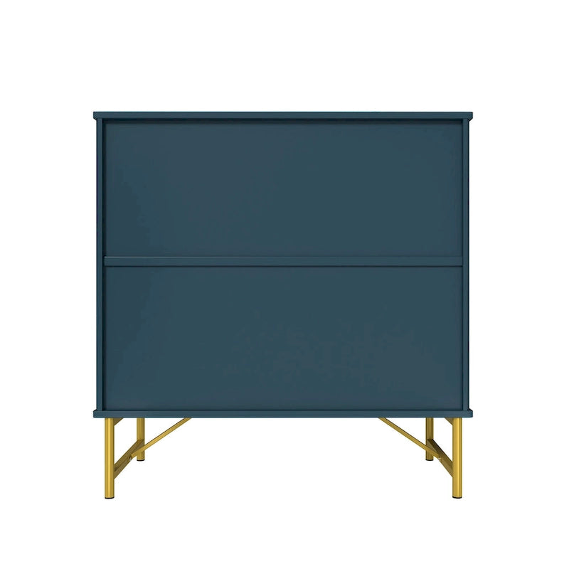 Buffet d'appoint moderne à 2 portes en MDF