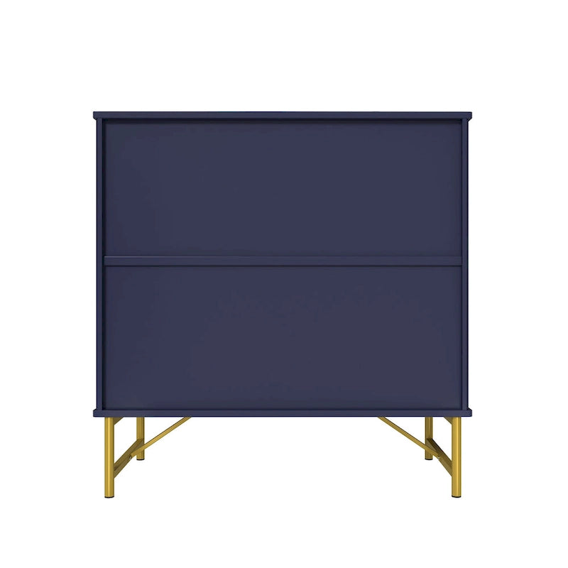 Buffet d'appoint moderne à 2 portes en MDF