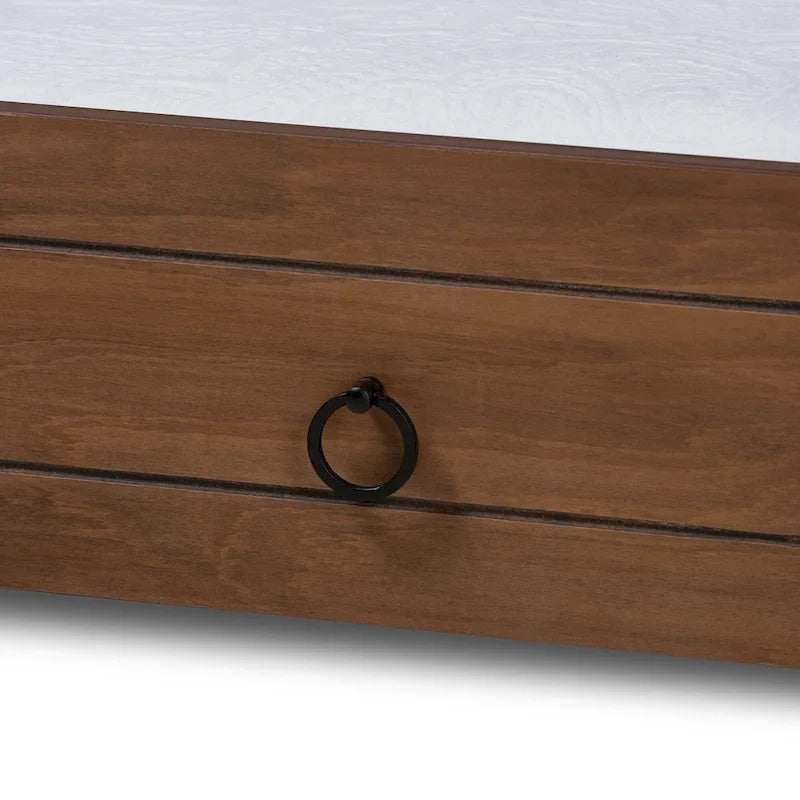 Lit gigogne de ferme classique traditionnel, taille double (gigogne seulement)