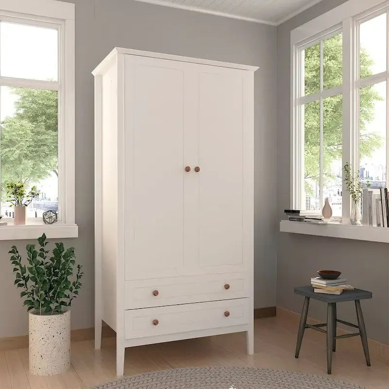 Armoire complète (incluant penderie et double tiroirs)