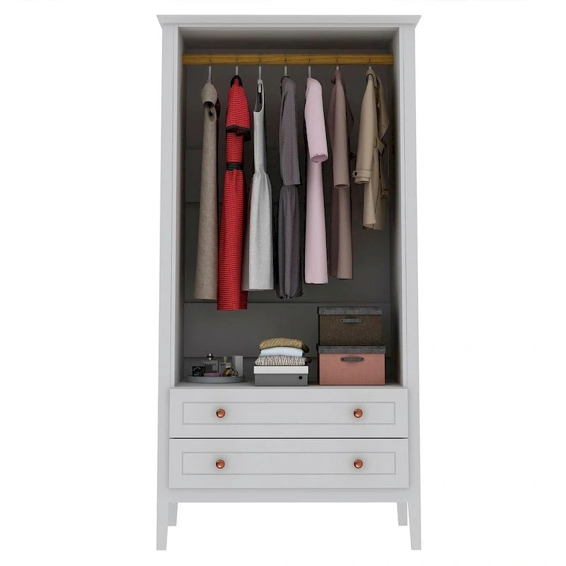 Armoire complète (incluant penderie et double tiroirs)