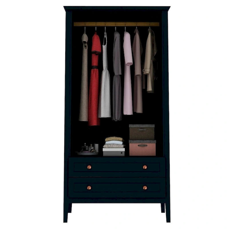 Armoire complète (incluant penderie et double tiroirs)