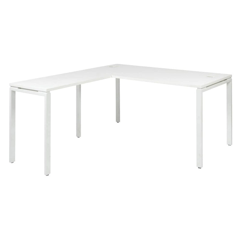 Bureau d'angle en métal pour ordinateur