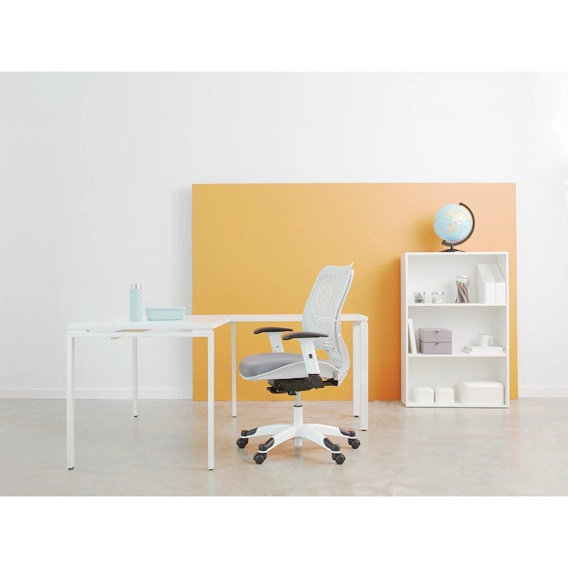Bureau d'angle en métal pour ordinateur