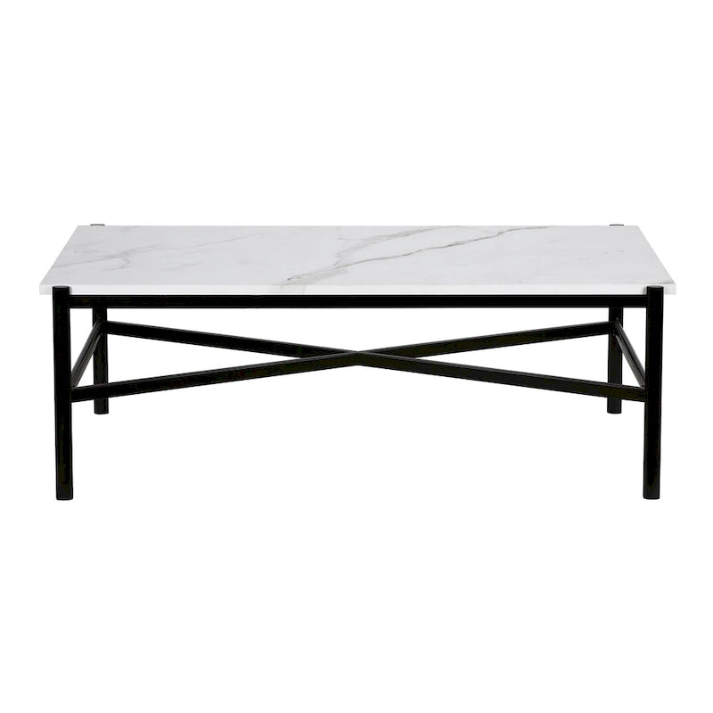 Table basse en bronze et marbre de style antique