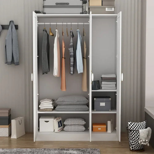 47.2W Armoire de penderie contemporaine et moderne autoportante