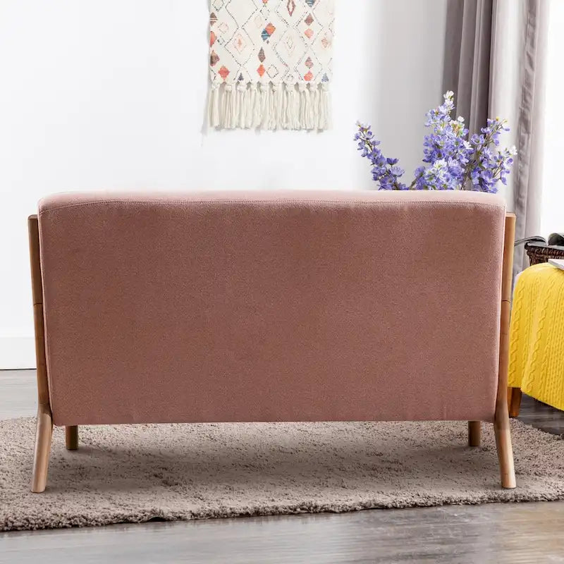Fauteuil d'appoint moderne en bois massif