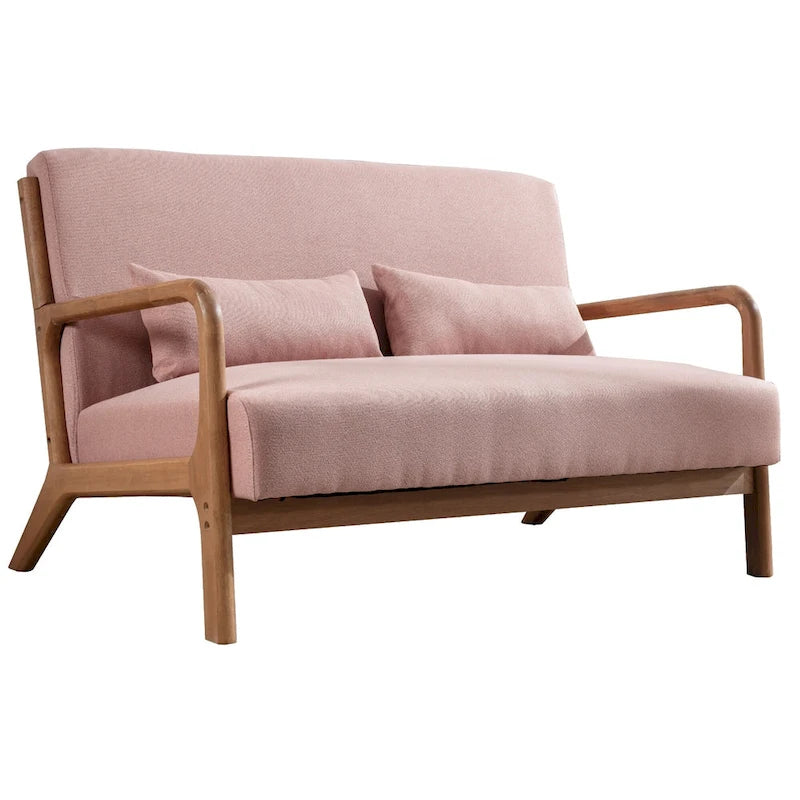 Fauteuil d'appoint moderne en bois massif